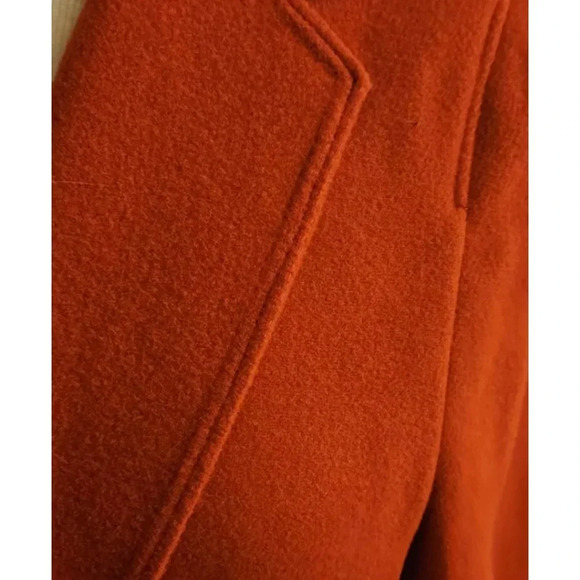 Lauren Ralph Lauren Women's Italian Wool Blend Long Coat  Pockets Excellent Cond - Picture 2 of 8